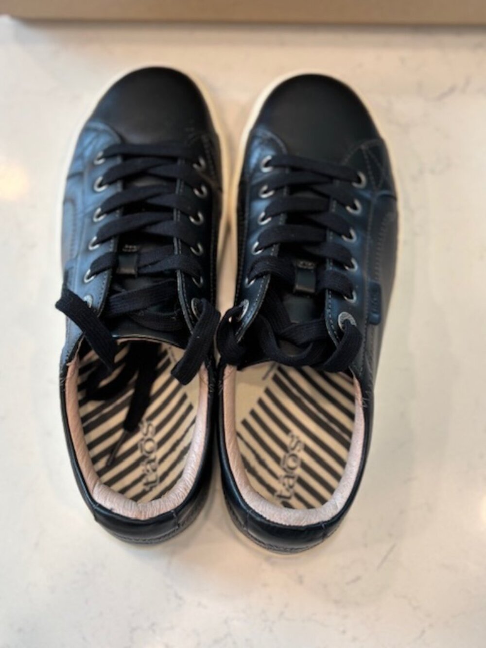 Taos - Plim Soul Lux Sneakers - Black Leather - Picture 7 of 9